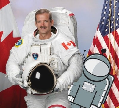 Chris Hadfield and Floaty: ISS BFFs