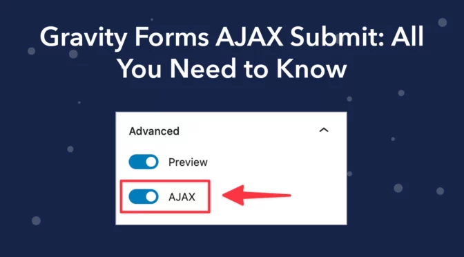 Gravity Forms AJAX Submit feature image showing a cloud with up and down arrows