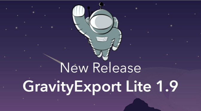 New Release: GravityExport Lite 1.9.0