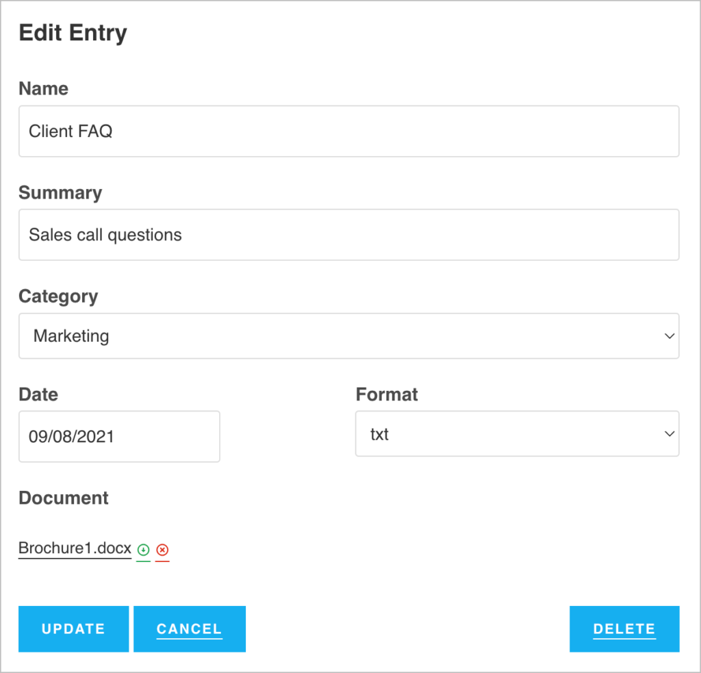 The GravityView Edit Entry page, allowing you to edit form submissions from the front end