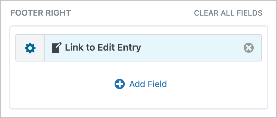 The 'Link to Edit Entry' field 