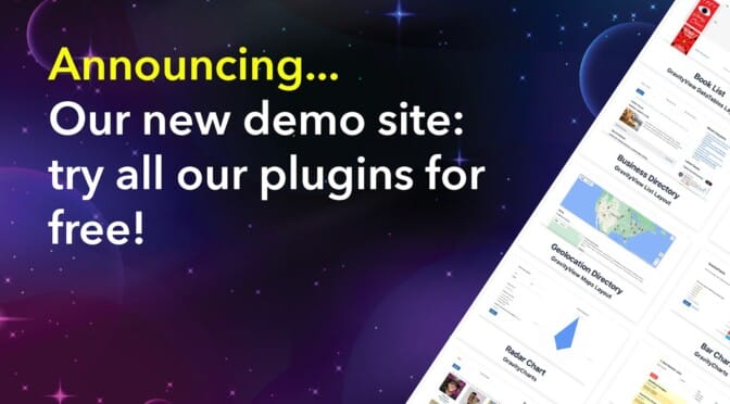 Announcing our new demo site: try all our plugins for free