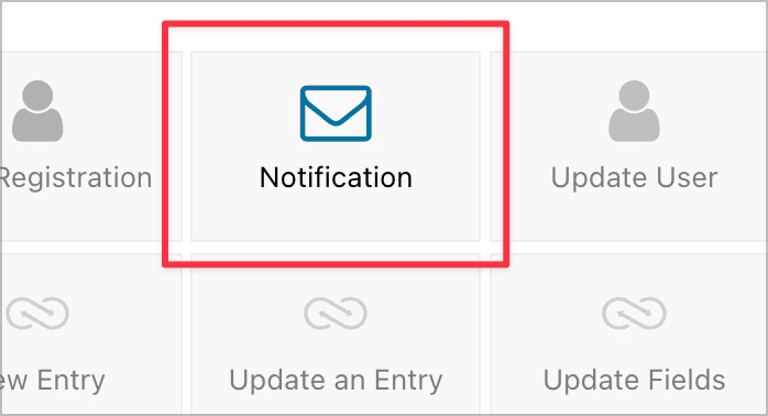 The Notification step type