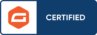 The Gravity Forms Certified add-on badge, showing that GravityView is a Gravity Forms Certified add-on