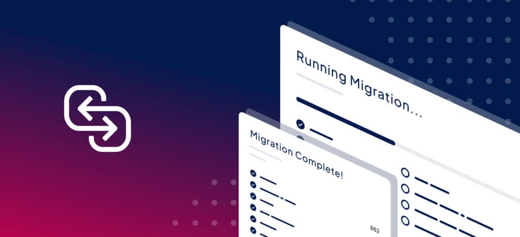 A graphic depicting the migration process for GravityMigrate